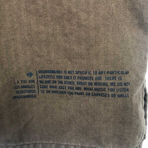 DrunknMunky Brown Button Down Shirt XL - Picture 4 of 8